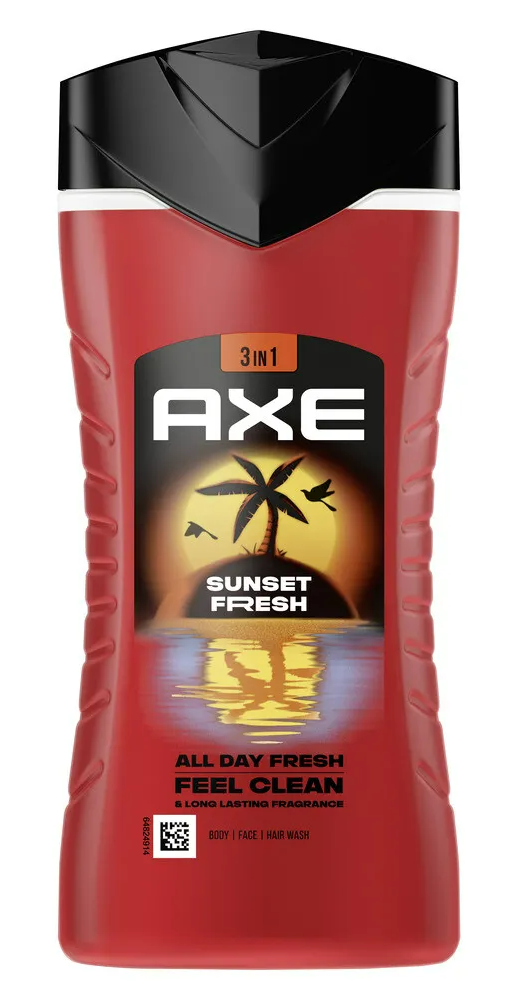 Axe Sunset Fresh 3-in-1 Showergel (250 ml)