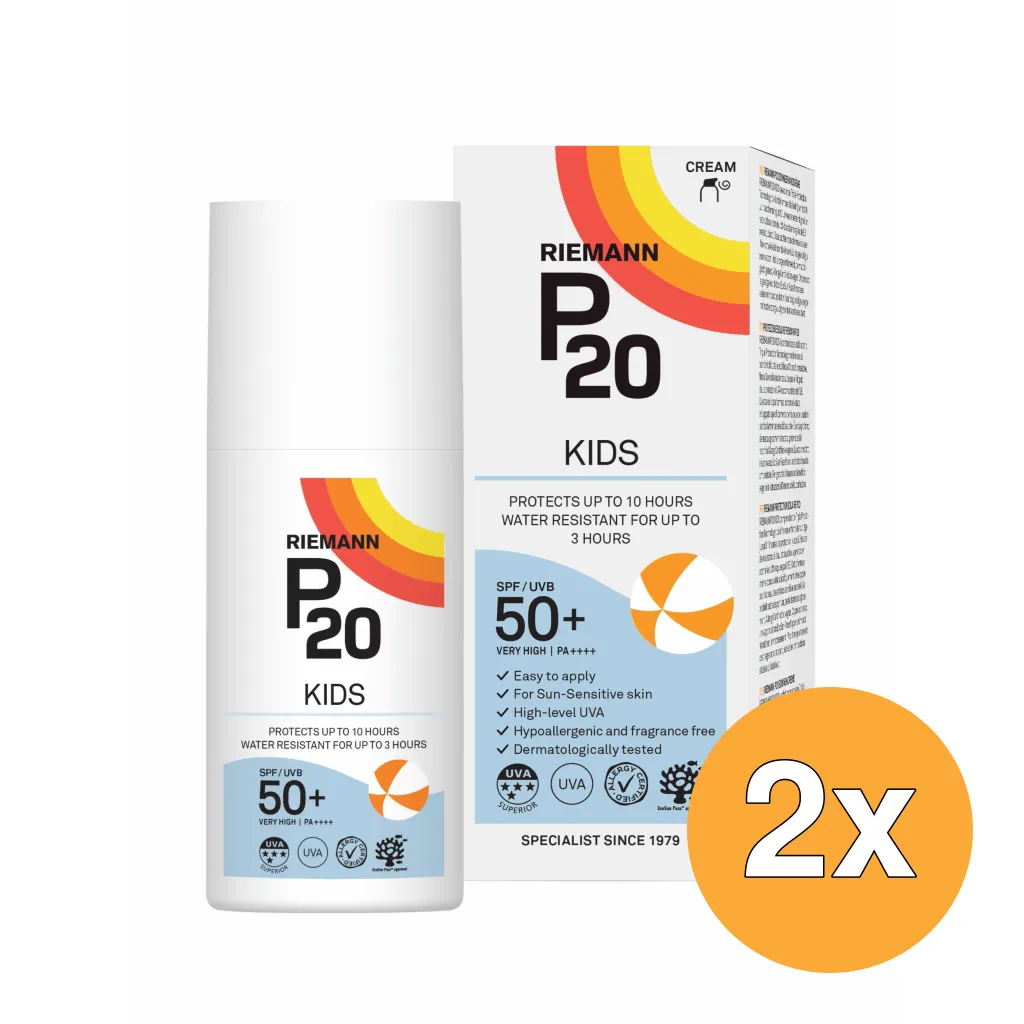 2x Riemann P20 Lotion kids SPF50 (200 ml)
