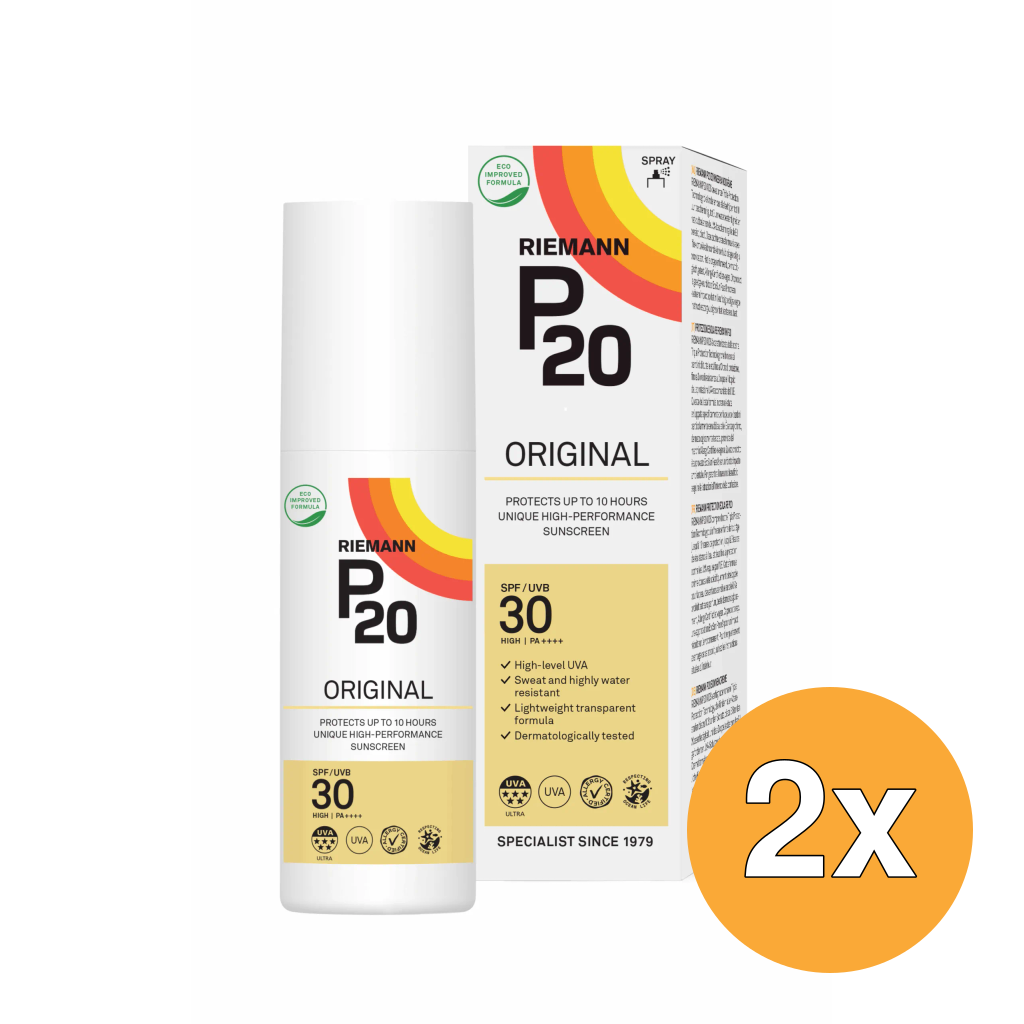 2x Riemann P20 Original SPF30 Spray (85 ml)