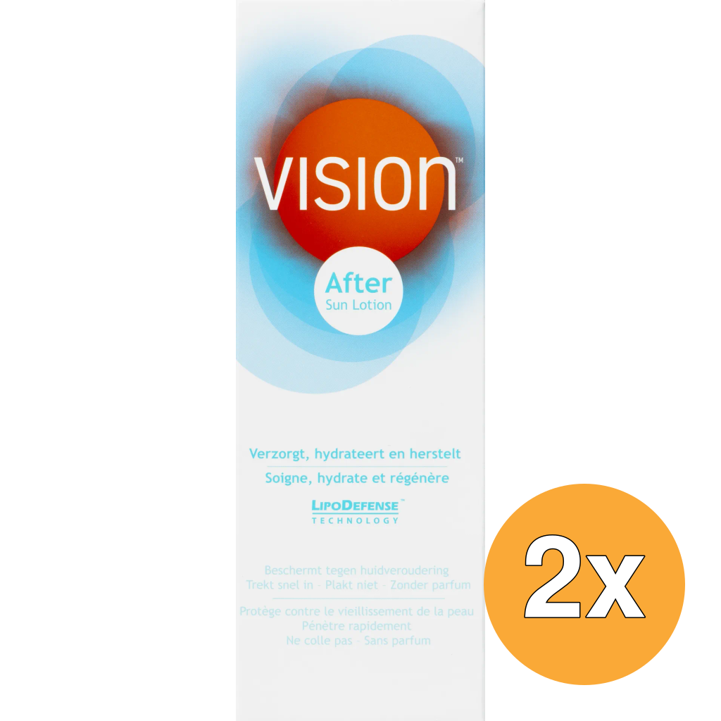 2x Vision After Sun Lotion (180 ml)