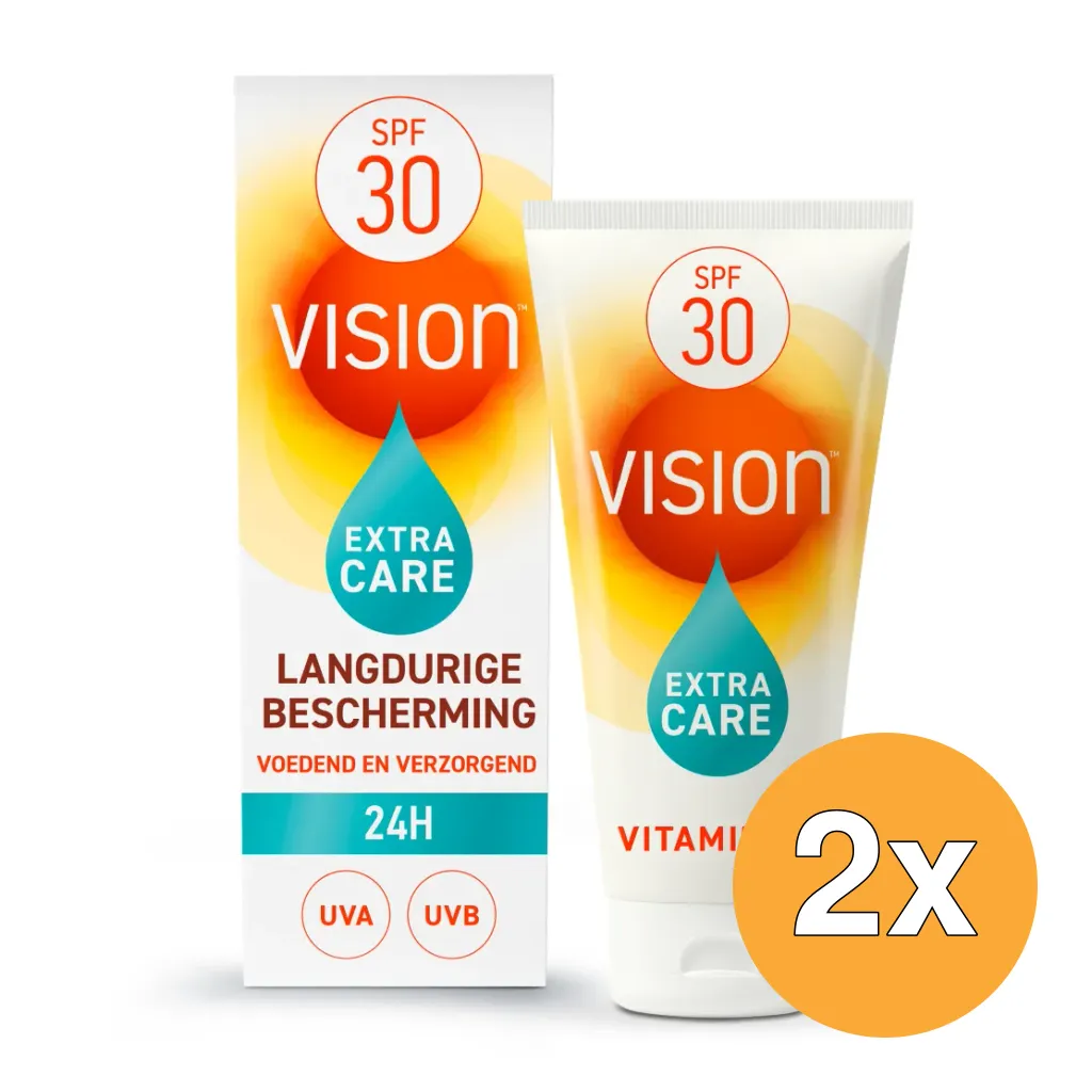 2x Vision Extra Care Zonbescherming SPF30 (180 ml)