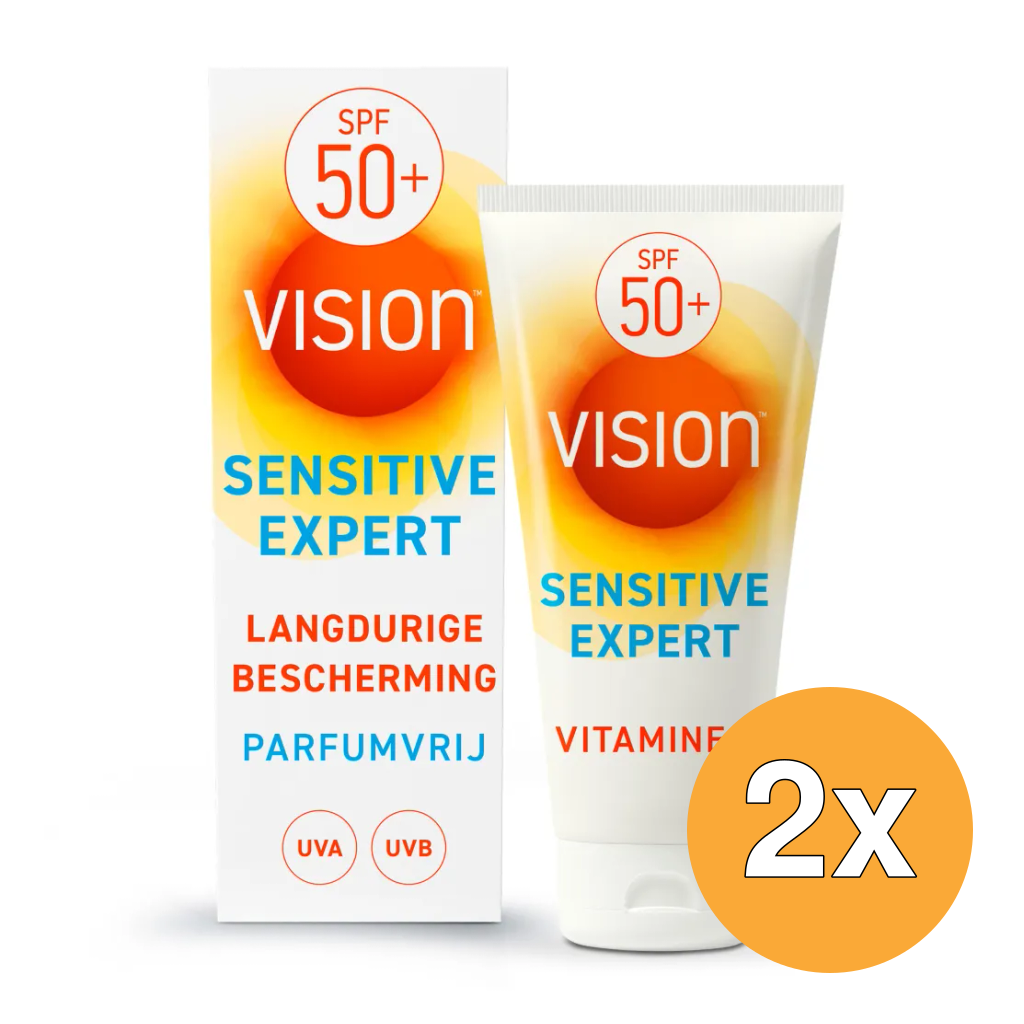 2x Vision Sensitive++ Expert SPF50+ (180 ml)
