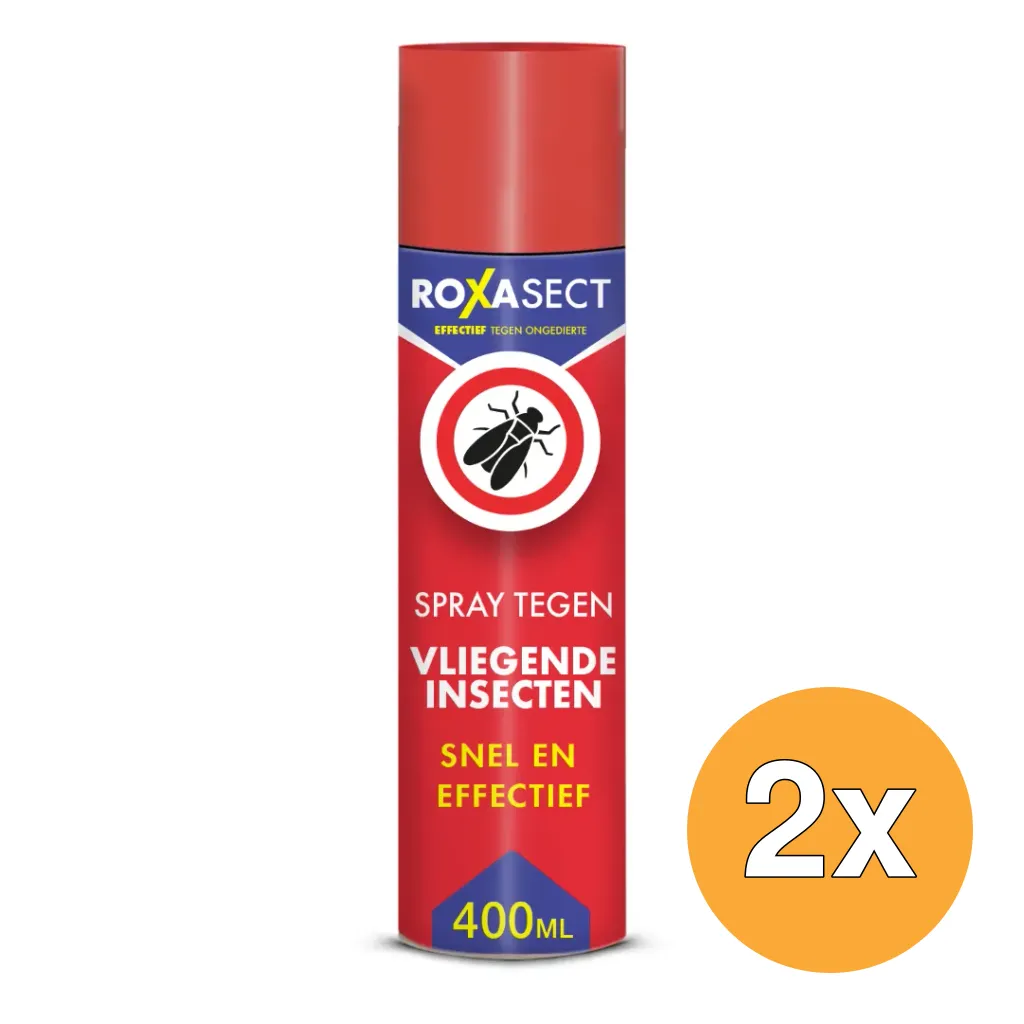2x Roxasect Spuitbus vliegende insecten (400 ml)