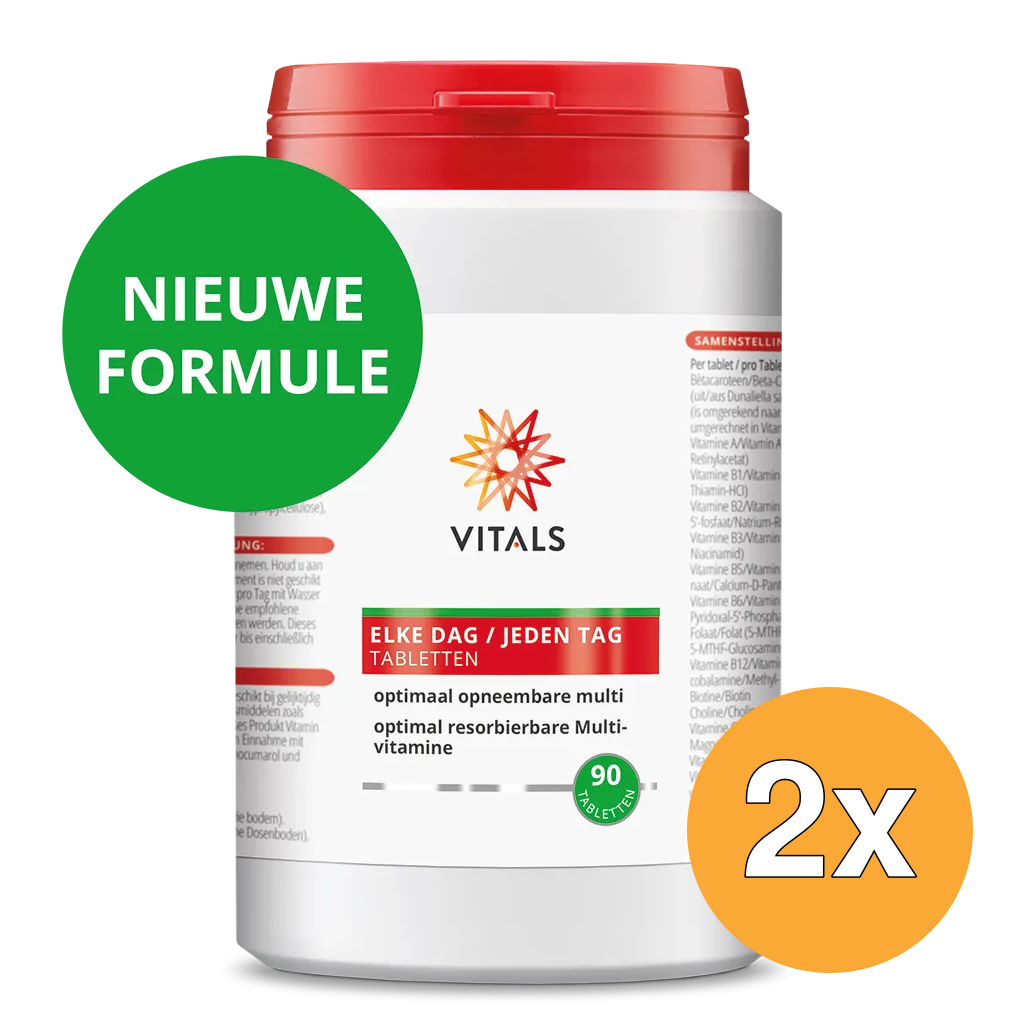 2x Vitals Elke Dag (90 tabletten)