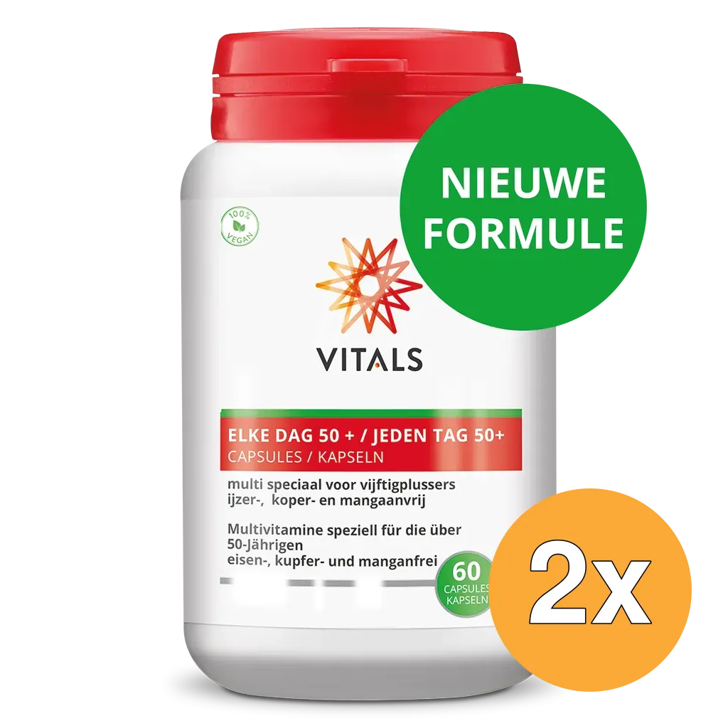 2x Vitals Elke Dag 50+ (60 capsules)