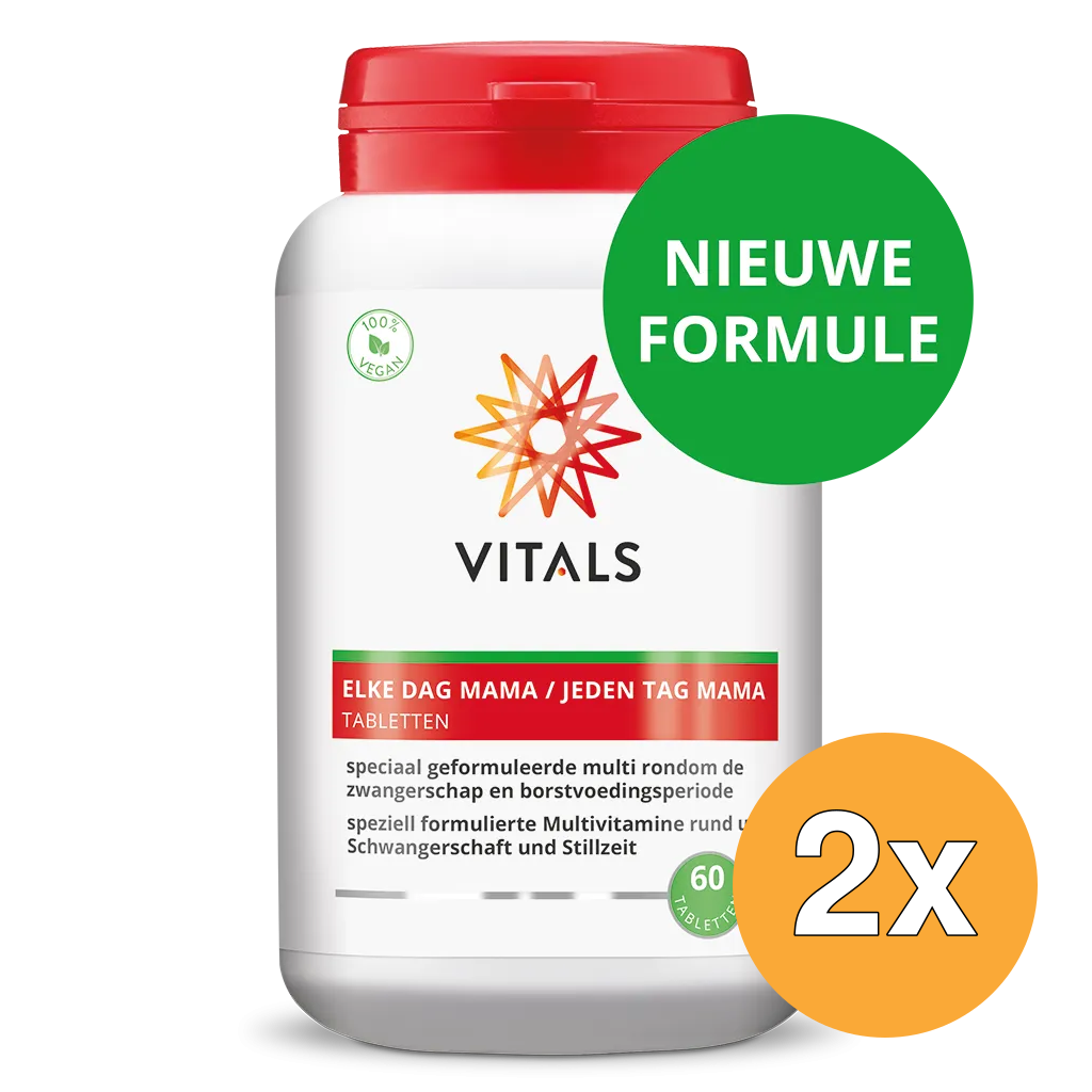 2x Vitals Elke Dag Mama (60 tabletten)
