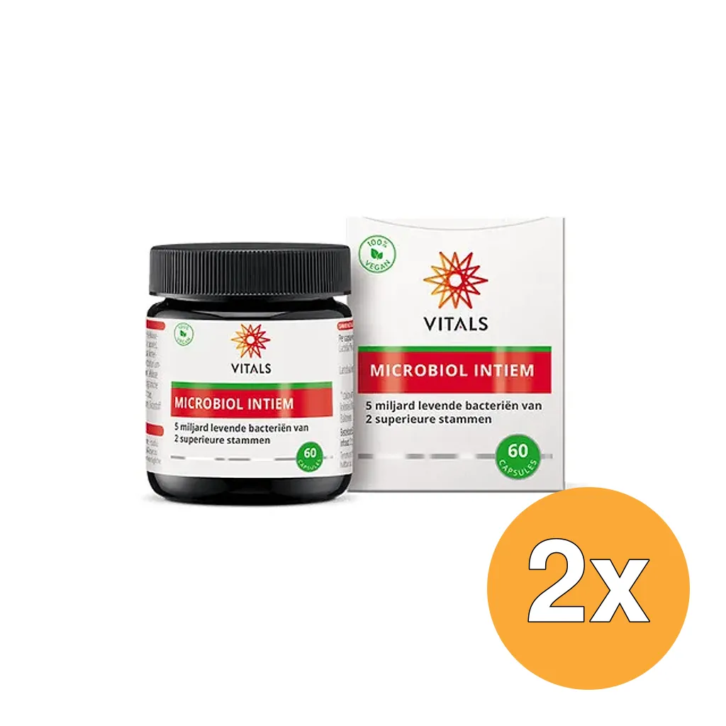 2x Vitals Microbiol intiem (60 vega capsules)