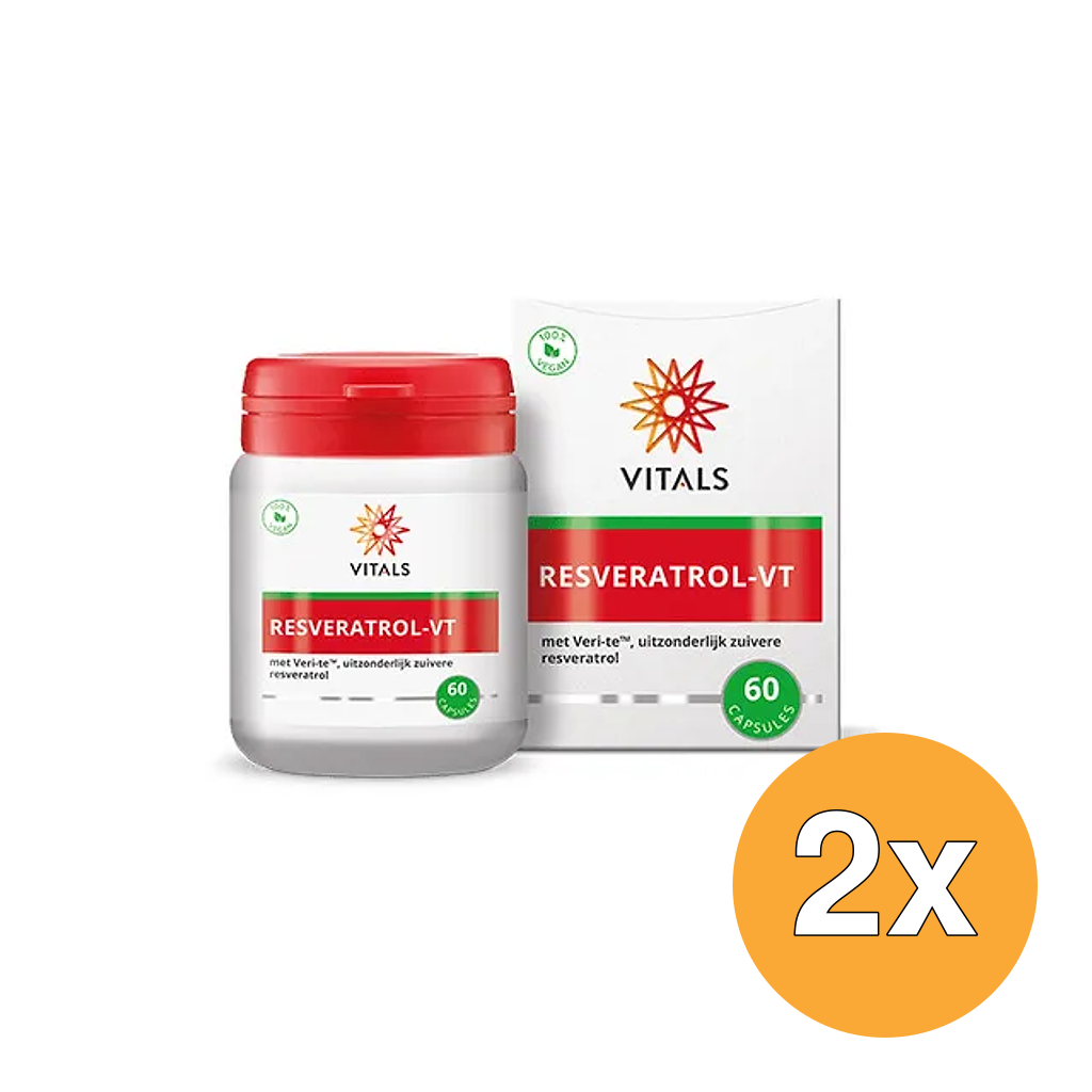 2x Vitals Resveratrol-VT (60 capsules)
