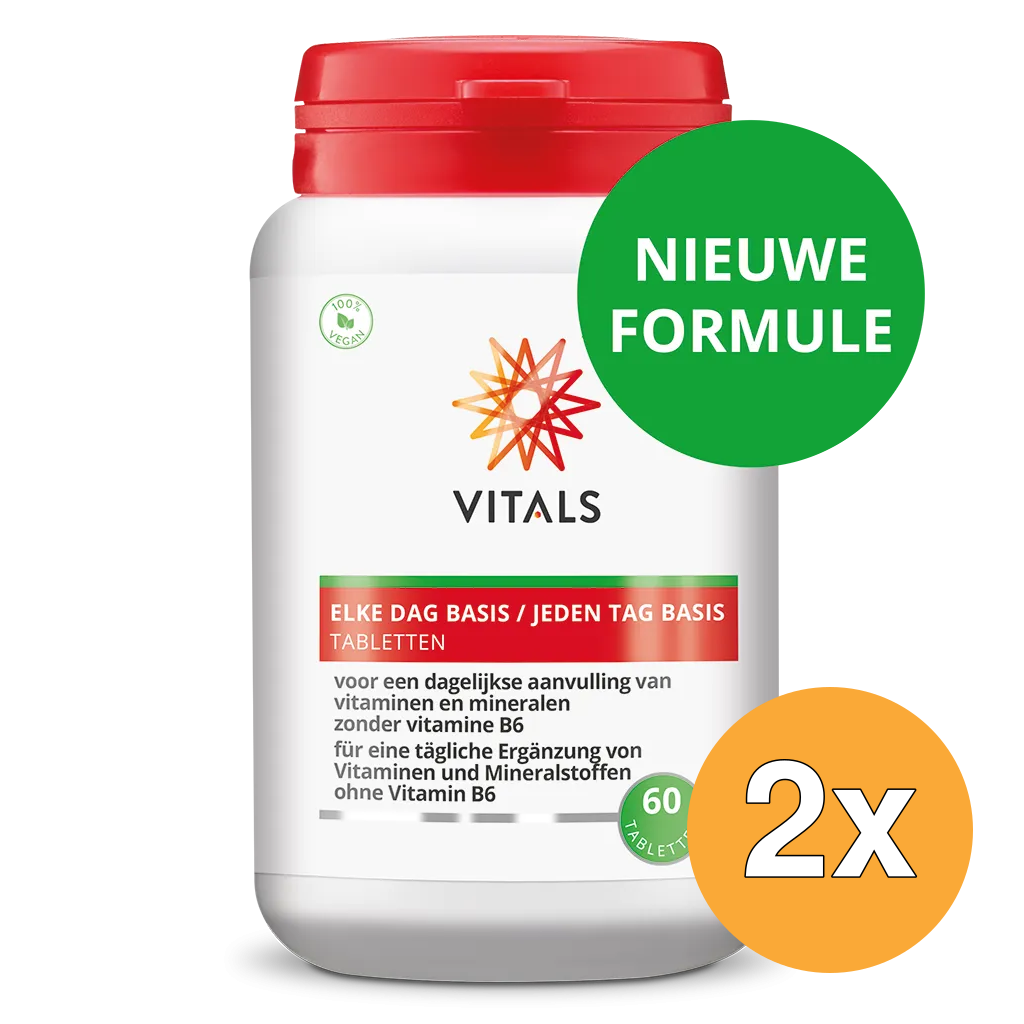2x Vitals Elke Dag Basis (60 tabletten)