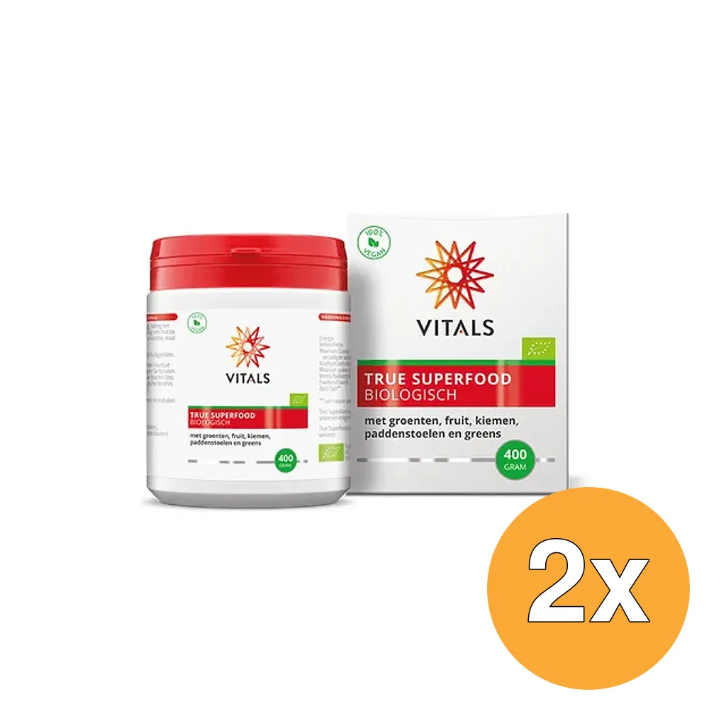 2x Vitals TrueSuperfood bio (400 gr)