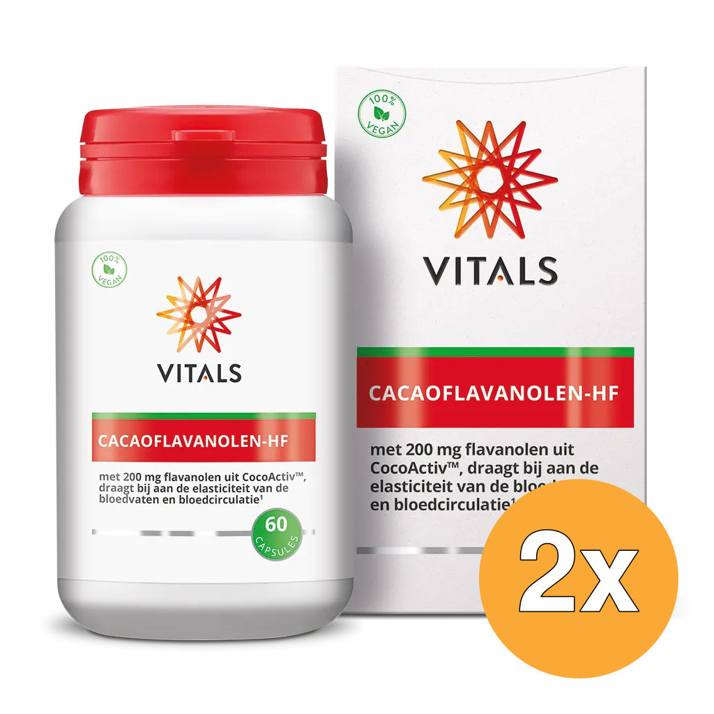 2x Vitals CacaoFlavanolen-HF (60 capsules)