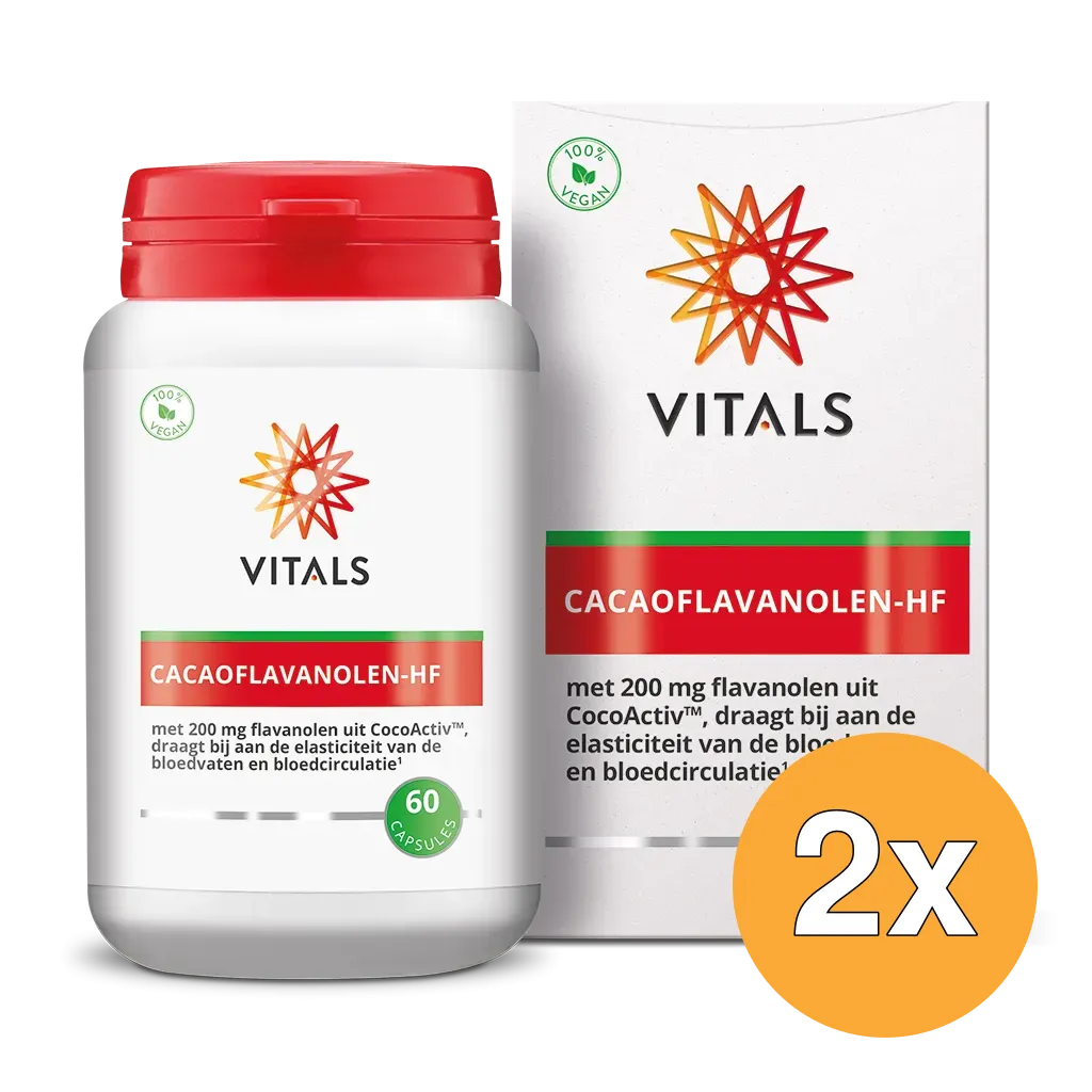 2x Vitals CacaoFlavanolen-HF (60 capsules)