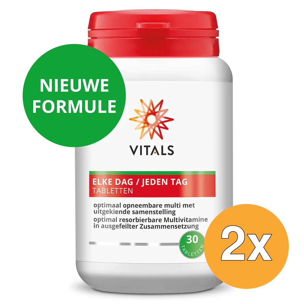 2x Vitals Elke Dag (30 tabletten)