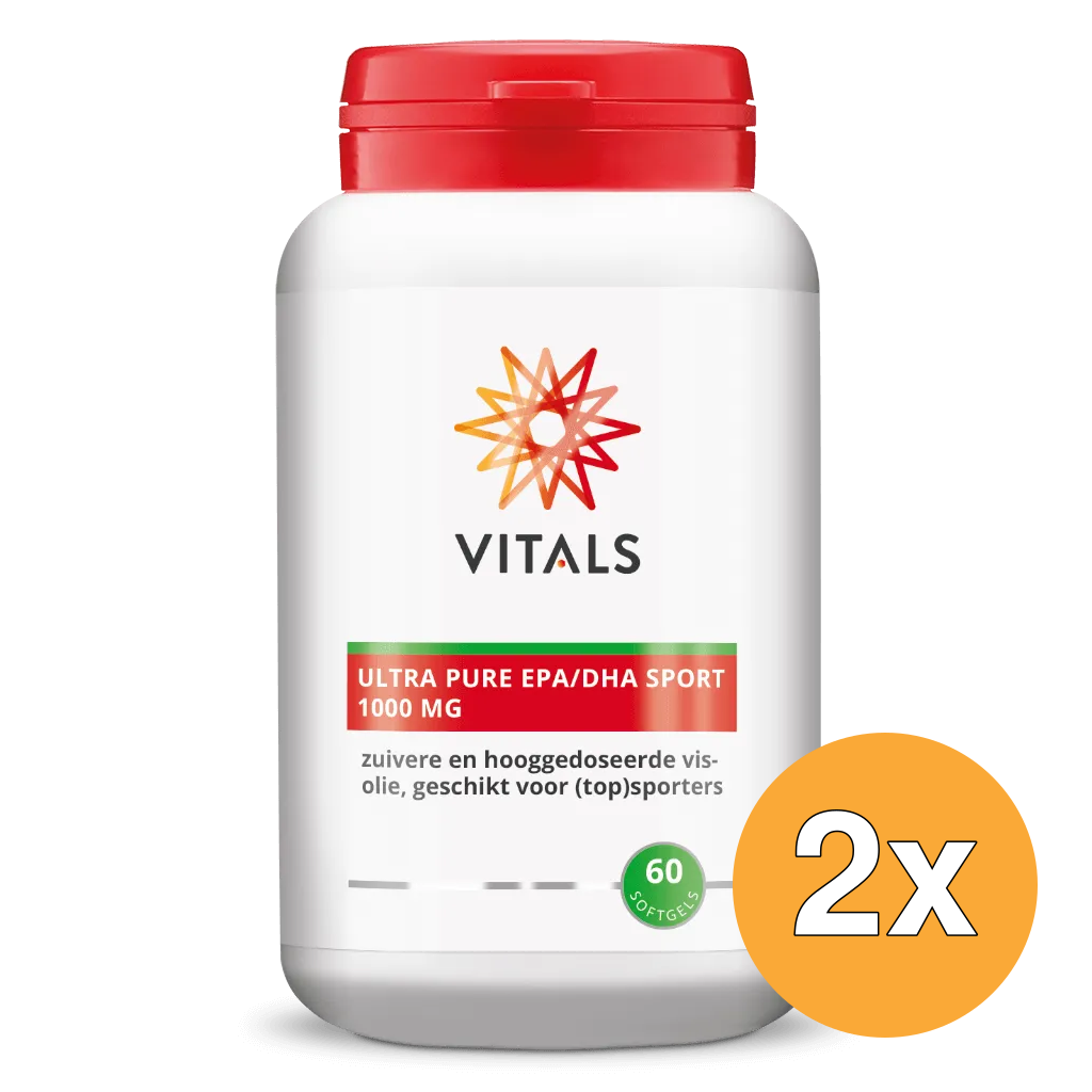 2x Vitals Ultra Pure EPA/DHA Sport 1000MG (60 softgels)
