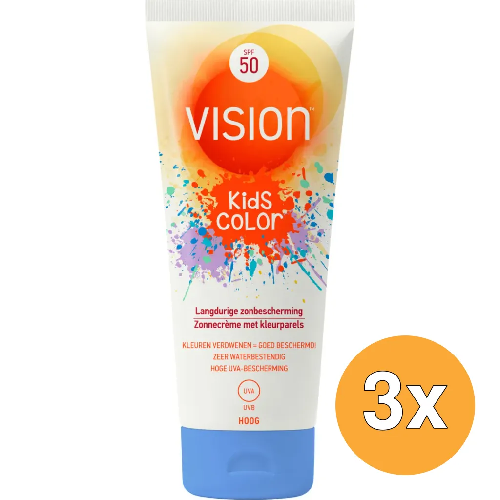 3x Vision Kids Color SPF50 (150 ml)