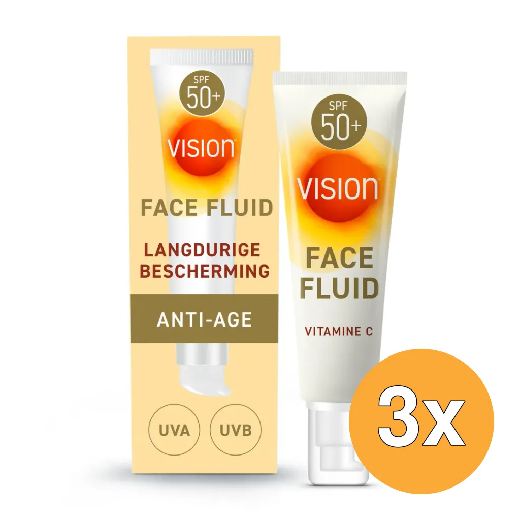 3x Vision Face Fluid SPF50+ (50 ml)