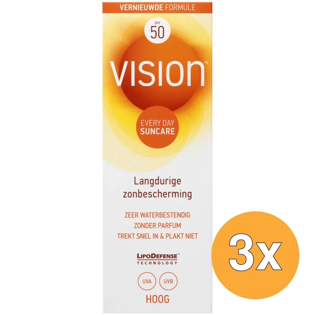 3x Vision Every Day Sun Protection SPF50 (90 ml)