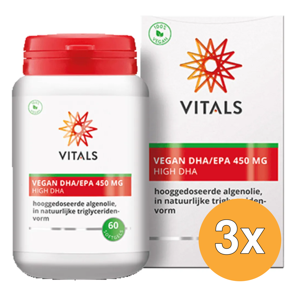 3x Vitals Vegan Dha/Epa 450 Mg (60 vega softgels)