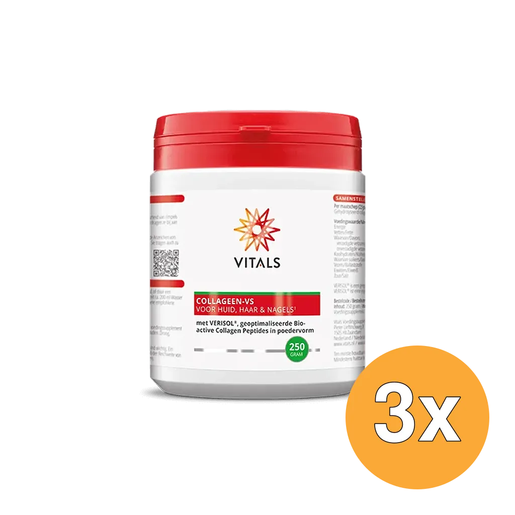 3x Vitals Collageen-Vs (250 gr)