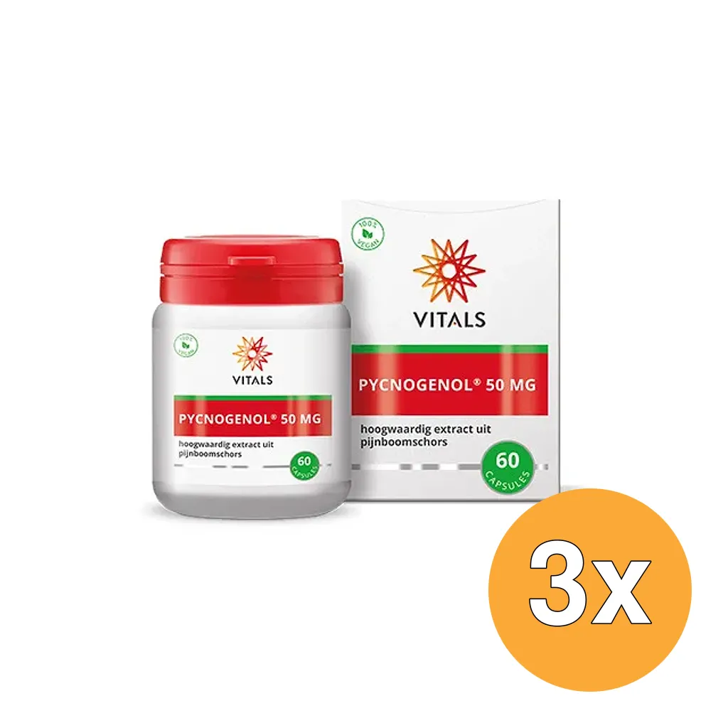 3x Vitals Pycnogenol (60 capsules)