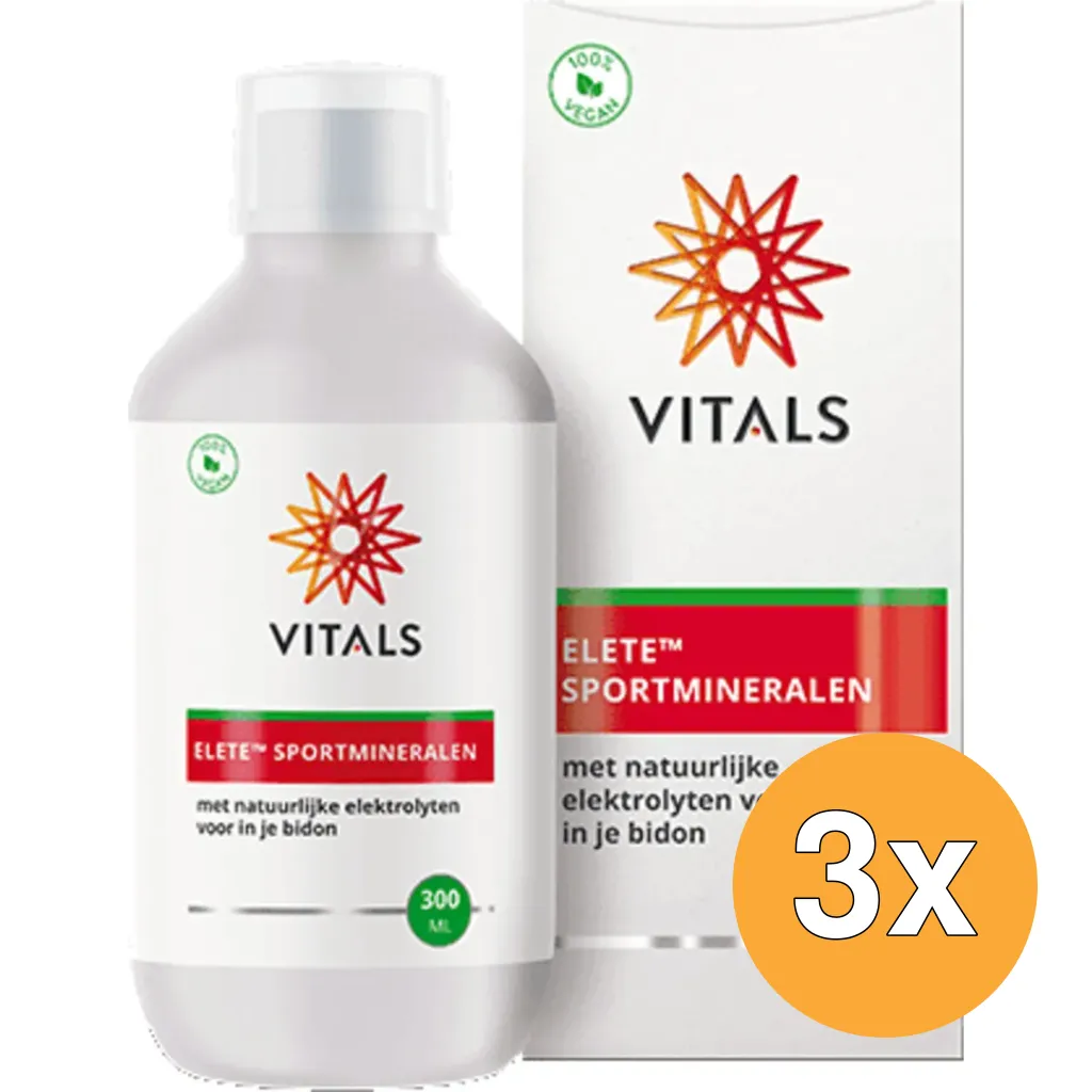 3x Vitals Elete sportmineralen (300 ml)