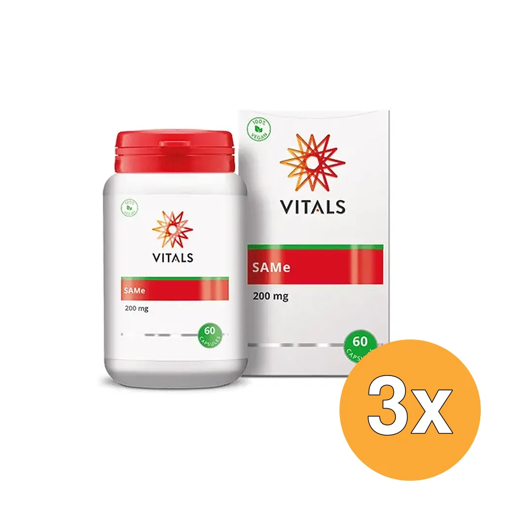 3x Vitals SAME 200 mg (60 vega capsules)