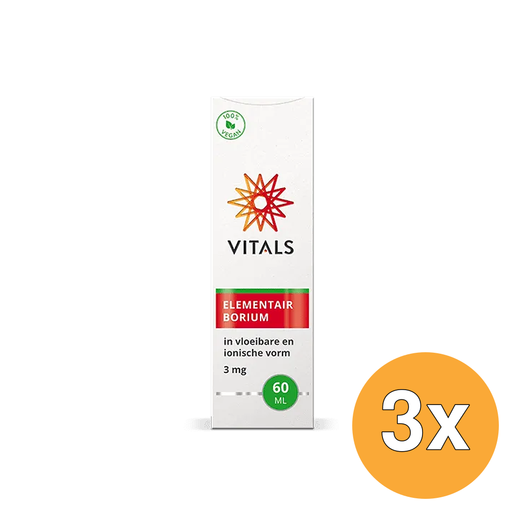 3x Vitals Elementair Borium (60 ml)