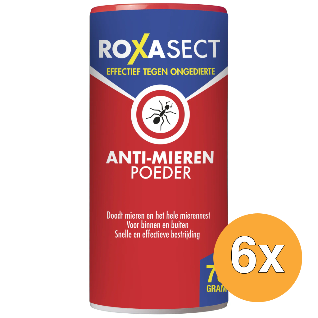 6x Roxasect Anti Mierenpoeder (75 gr)