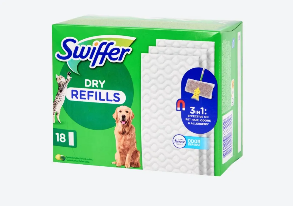 Swiffer Dry Pet reffils - navulling Febreze Odor Defense (18 stuks)