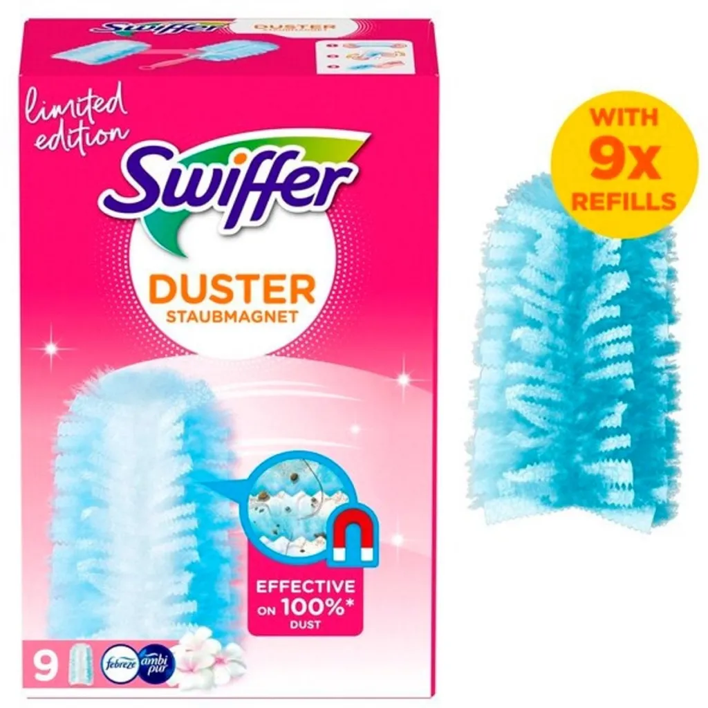 Swiffer Duster Staubmagnet refills-navulling  Pink Limited Edition (9 stuks)