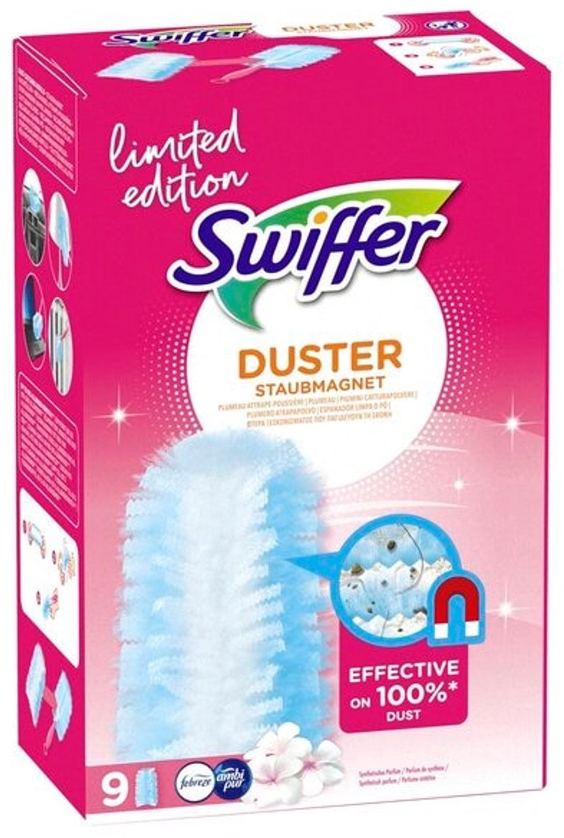 Swiffer Duster Staubmagnet refills-navulling  Pink Limited Edition (9 stuks) - image 2