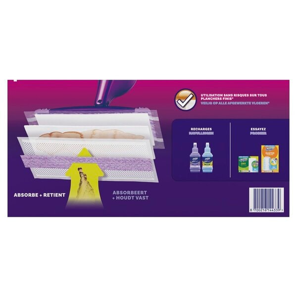 Swiffer WetJet Vloerdoekjes Navul (12 stuks)