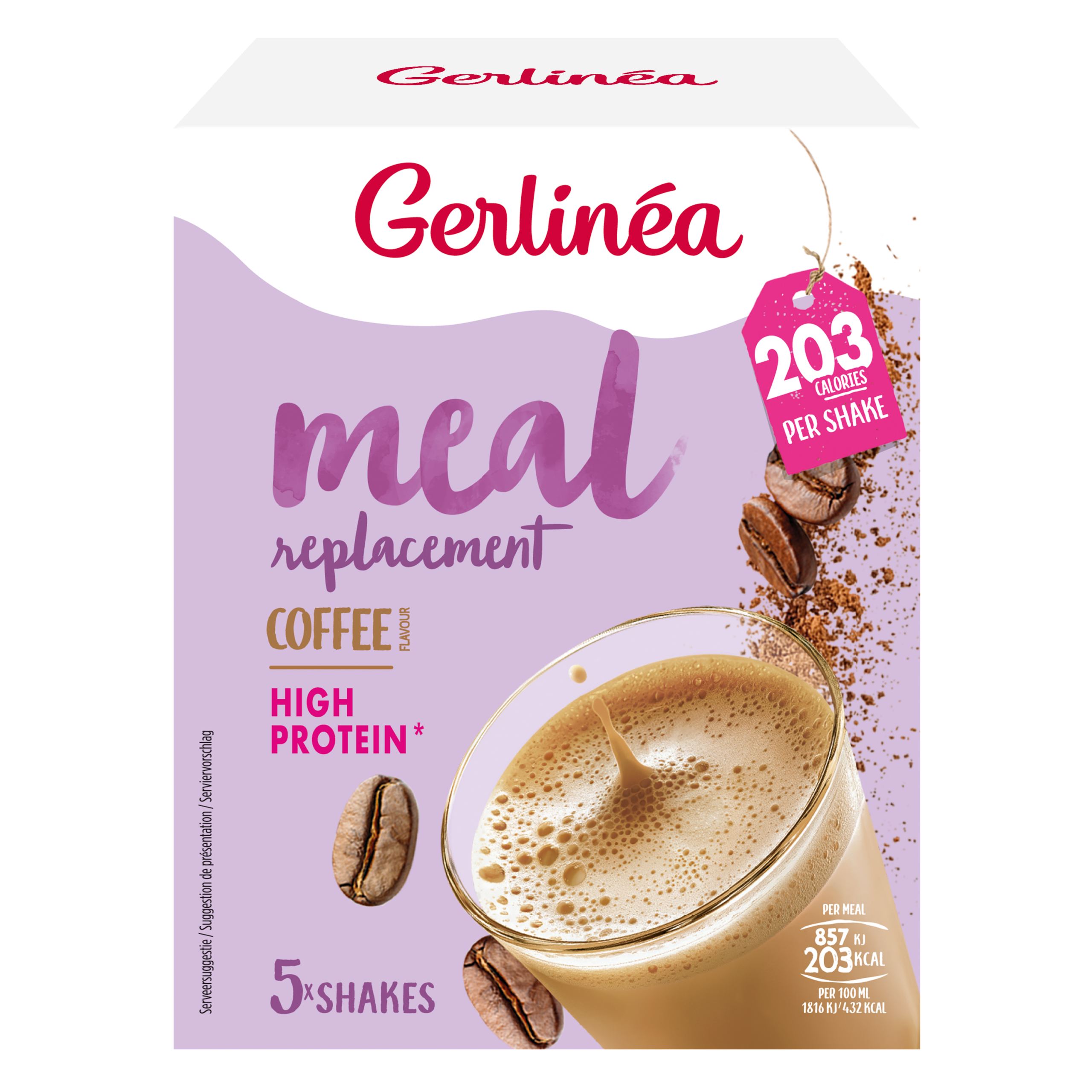 Gerlinéa Maaltijdshake Koffie (150 gr)