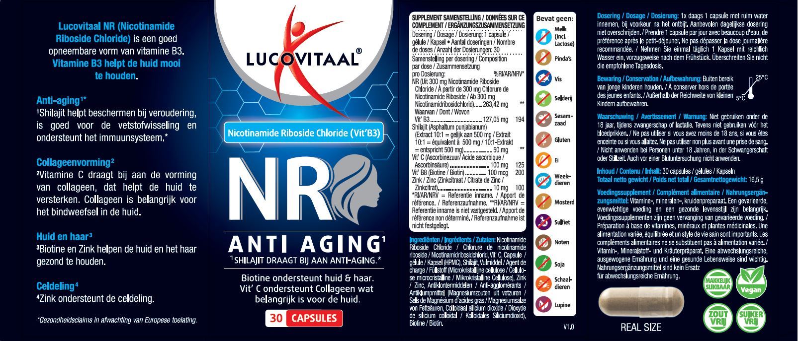 Lucovitaal NR Anti Aging (30 capsules)