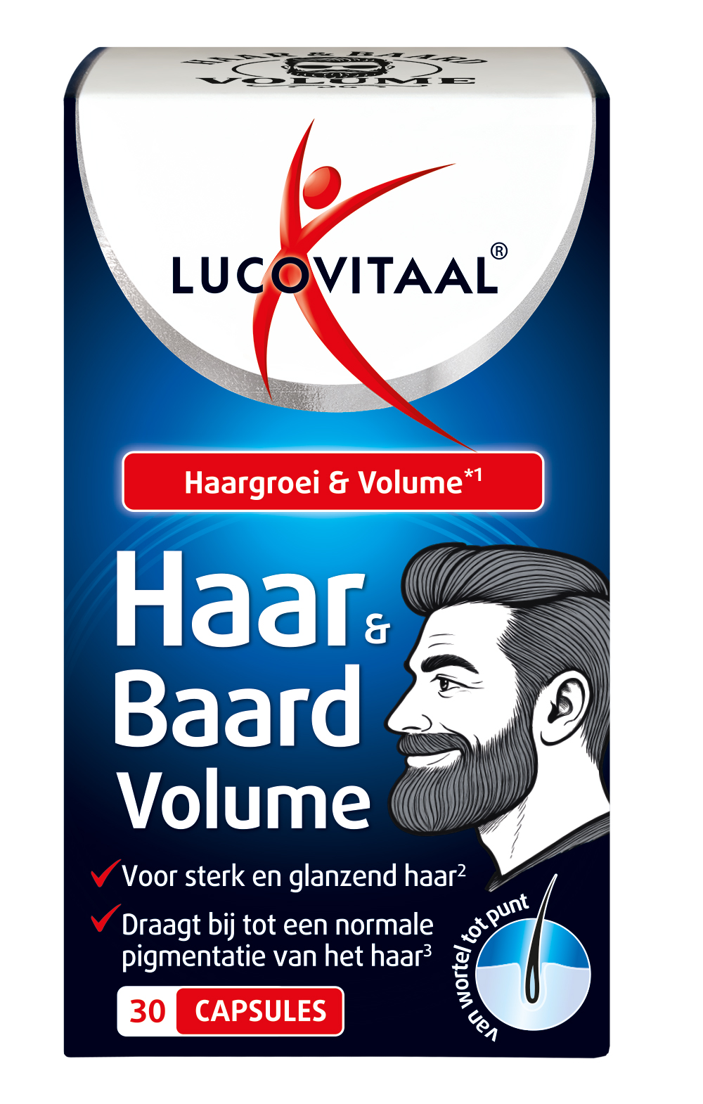 Lucovitaal Haar & Baard Volume (30 capsules)