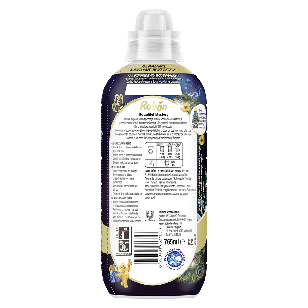 Robijn Wasverzachter - Beautiful Mystery 38 wasbeurten (765 ml)