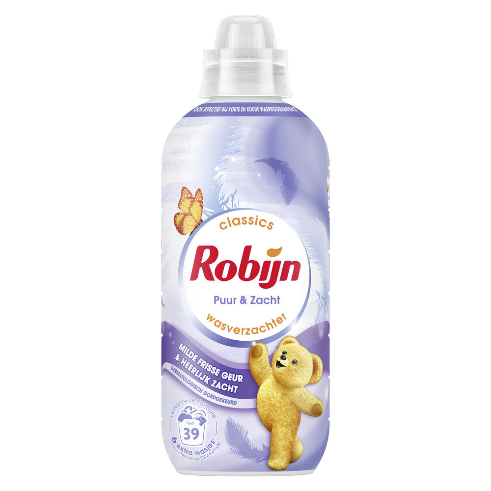 Robijn Wasverzachter - Puur & Zacht 39 wasbeurten (780 ml)