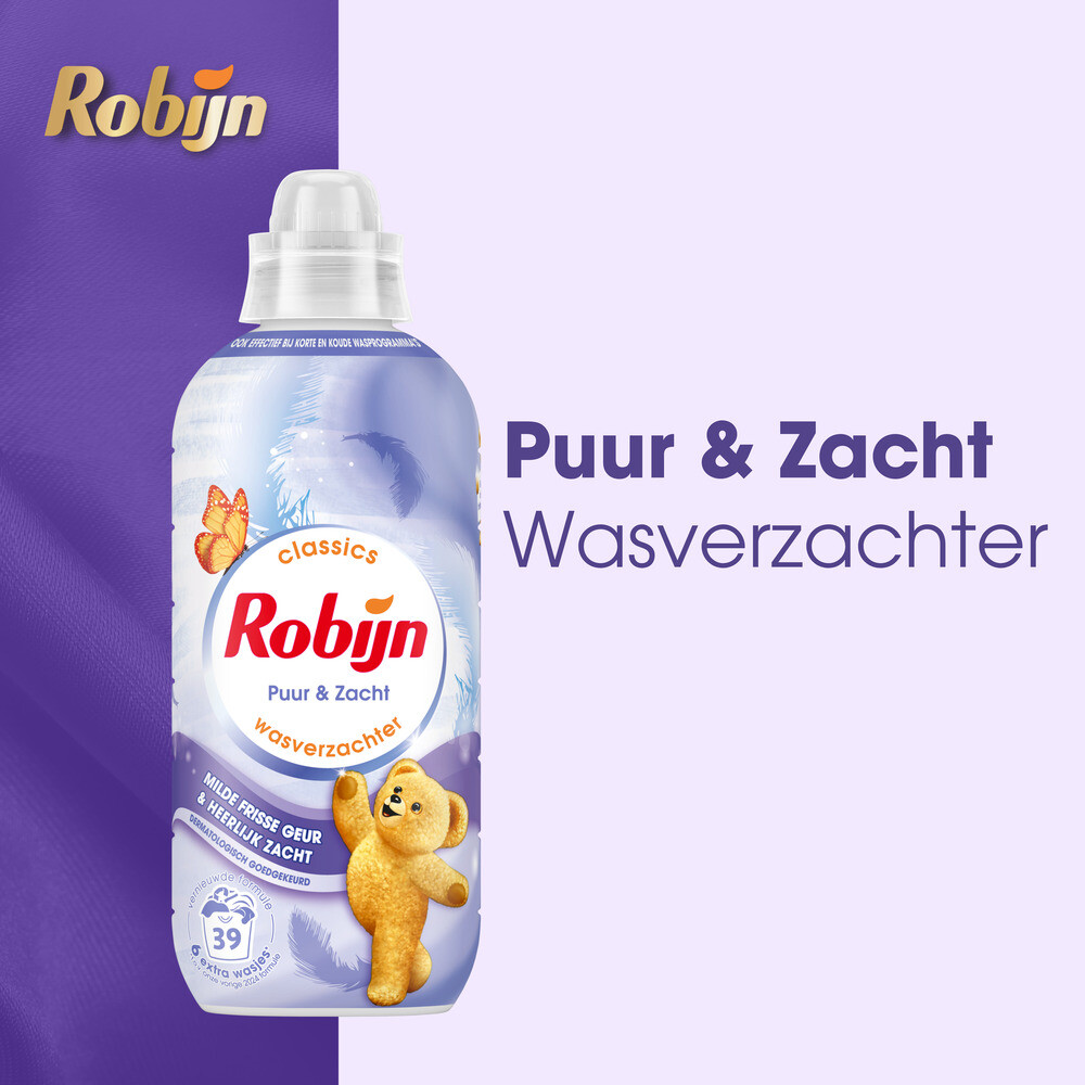 Robijn Wasverzachter - Puur & Zacht 39 wasbeurten (780 ml) - image 2