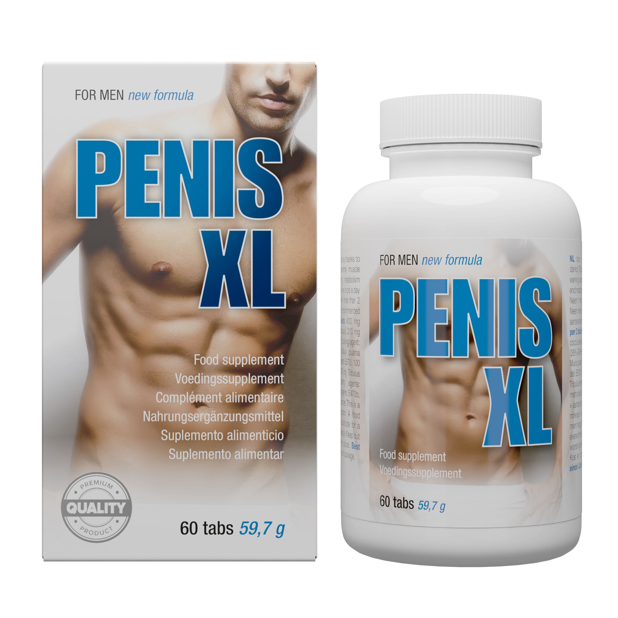 Cobeco Pharma - Penis XL Tabs Wit (60 tabletten)