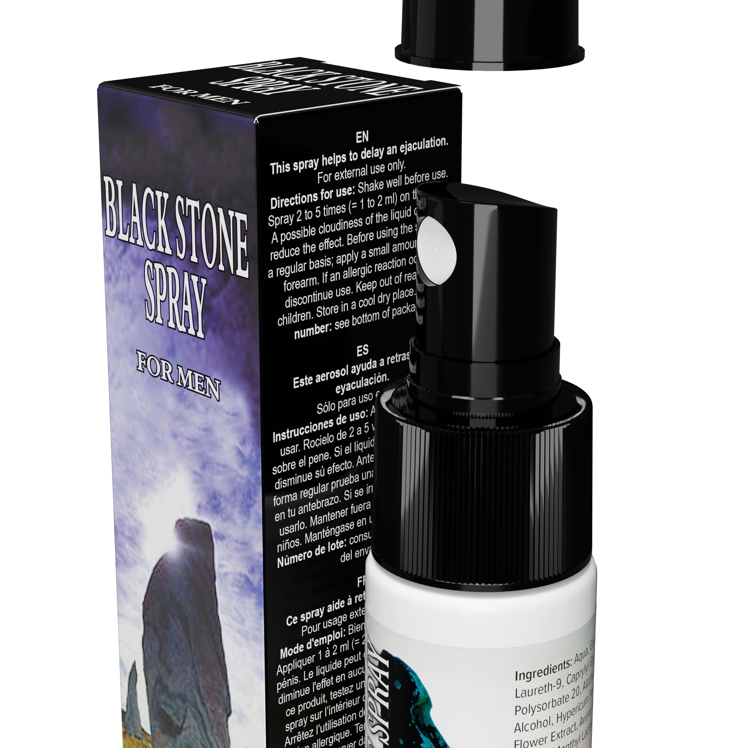 Cobeco Pharma - Black Stone Delay Spray Beige (15 ml)