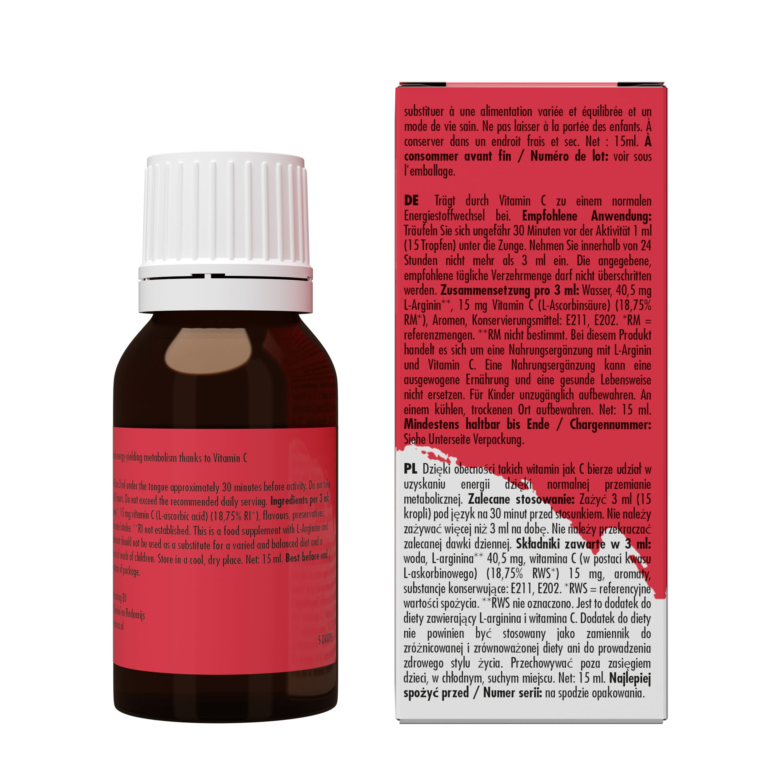 Cobeco Pharma - Spanish Drops Raspberry Romance  (15 ml) - image 2