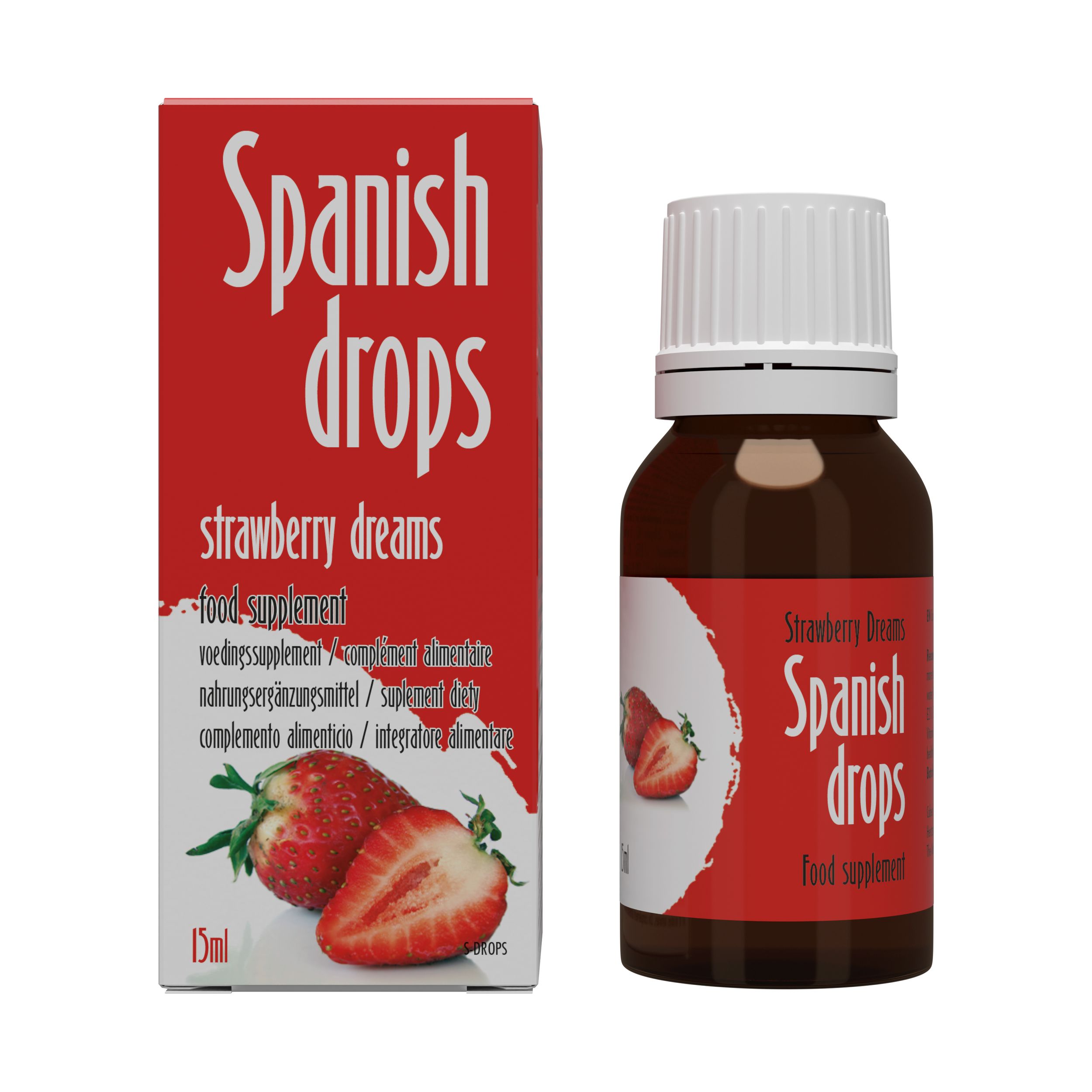 Cobeco Pharma - Spanish Drops Strawberry Dreams  (15 ml)