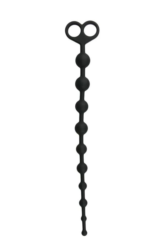 Easytoys Anal Collection - Long Anal Beads Zwart (1 stuk)