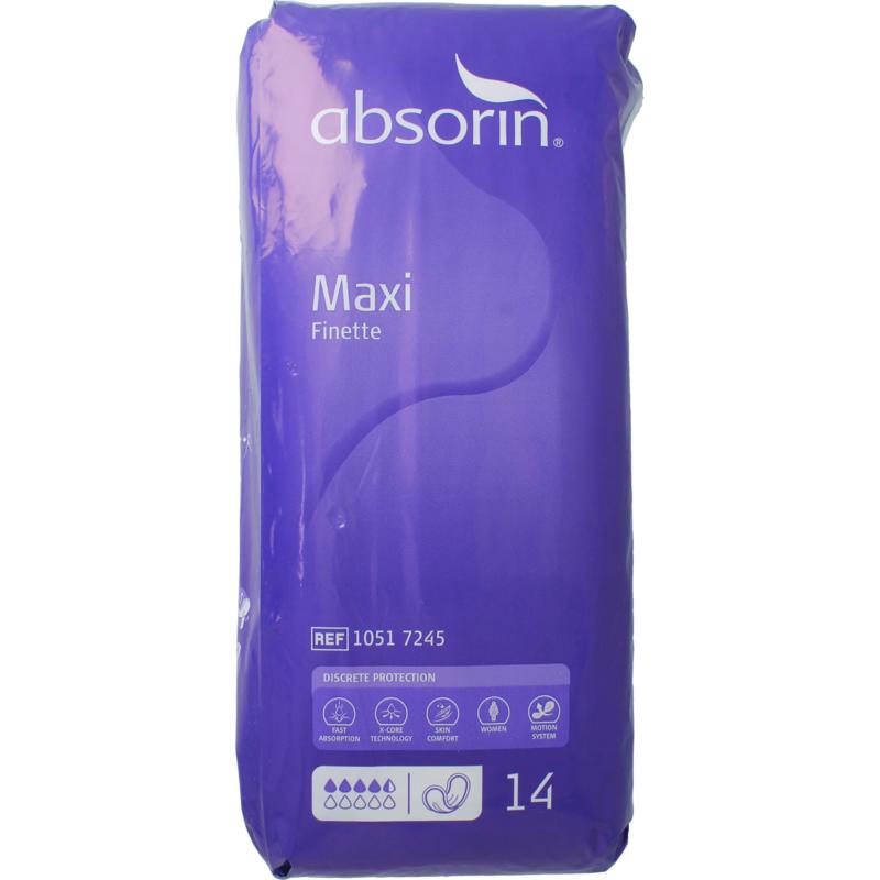 Absorin Comfort Finette Maxi (14 stuks)