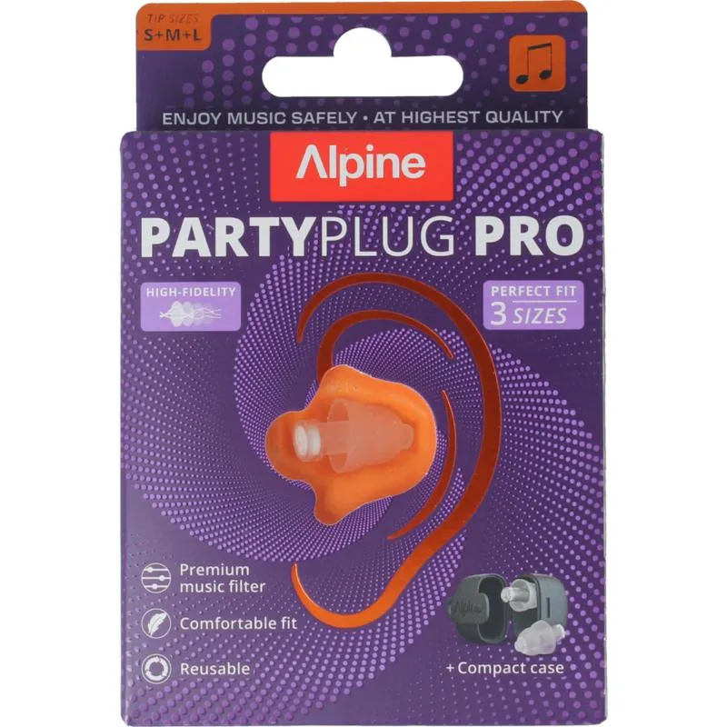 Alpine Partyplug Pro Transparant (1 paar)