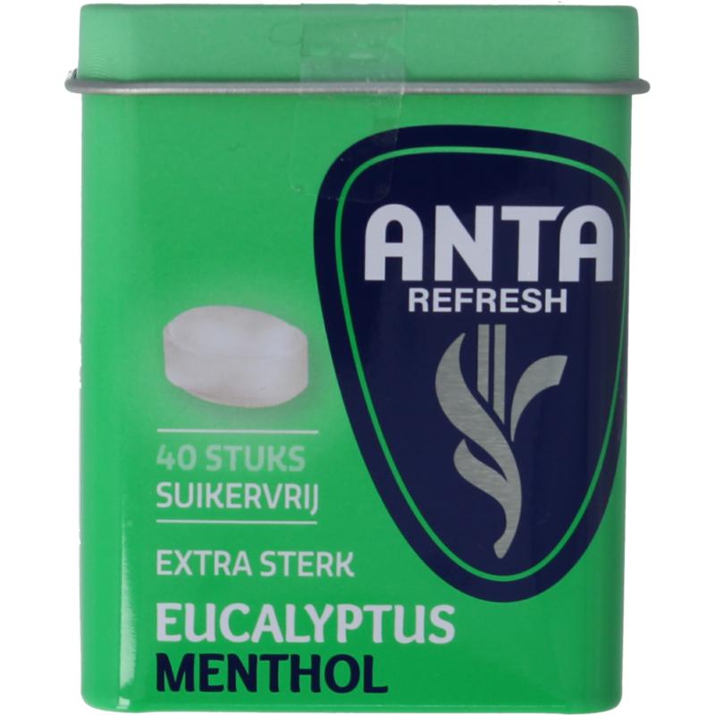 Anta Refresh Eucalyptus Menthol Extra Sterk Suikervrij (72 gr)