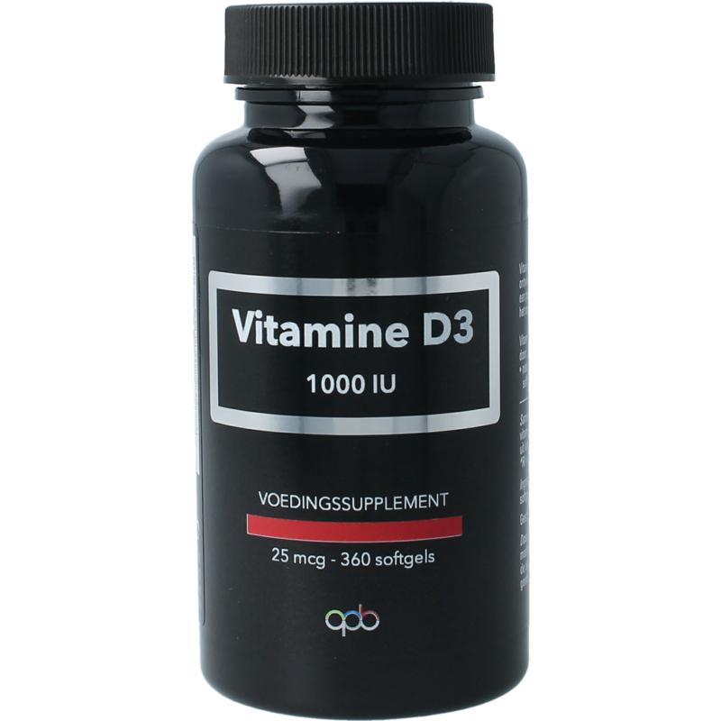 Apb Holland Vitamine D3 1000IU 25mcg (360 softgels)