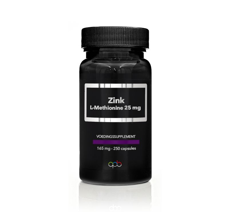 Apb Holland Zink L-Methionine 25mg (250 capsules)