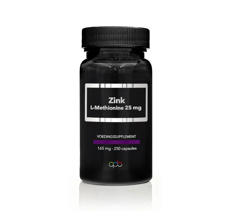 Apb Holland Zink L-Methionine 25mg (250 capsules)