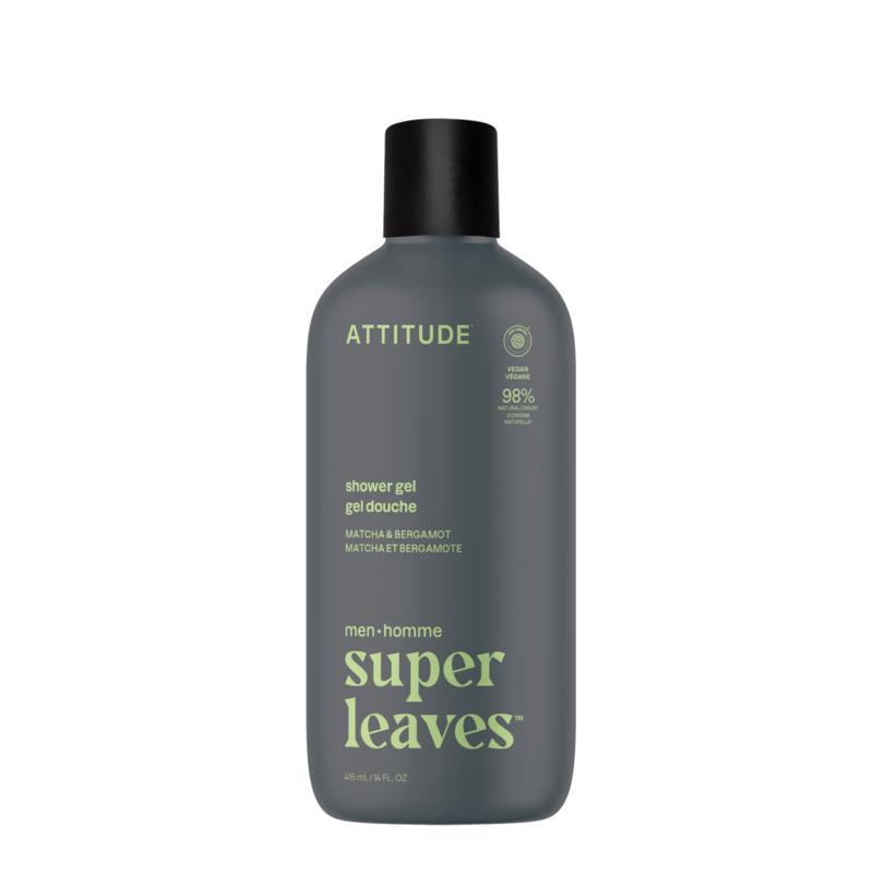Attitude Men Showergel Matcha & Bergamot (415 ml)